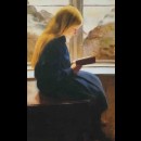 Johan Gudmundsen Holmgreen - bambina che legge, 1900