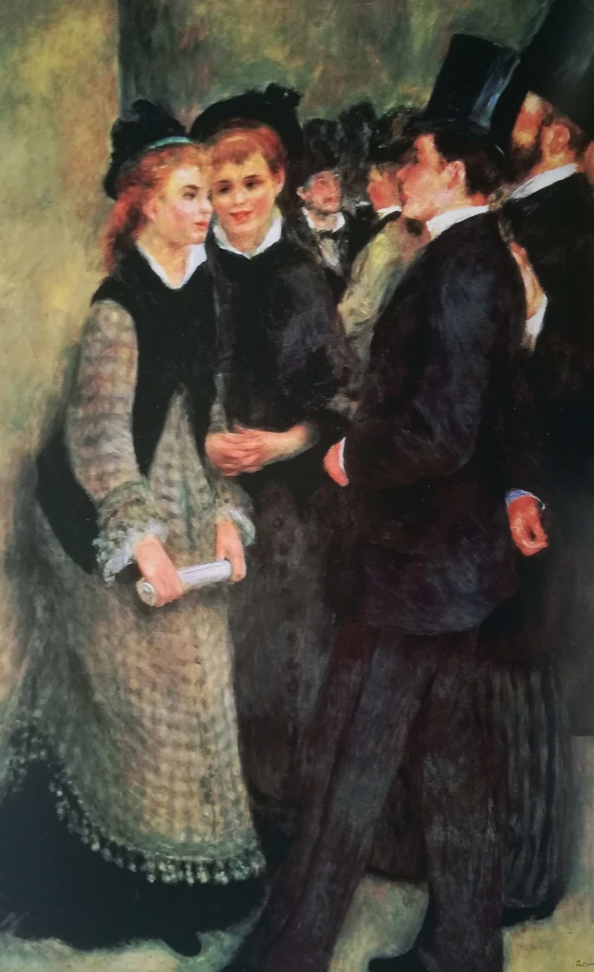 l’uscita dal conservatorio - Renoir, 1877