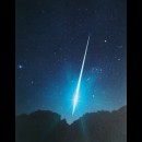 meteora luminosa durante lo sciame meteorico delle Geminidi