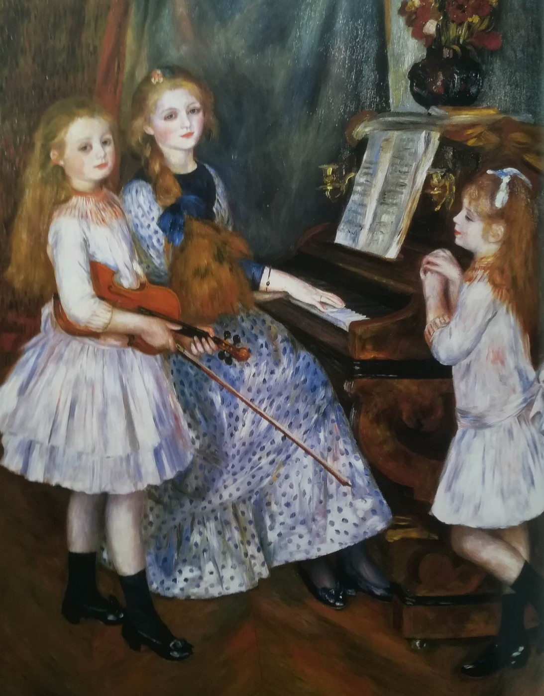 le figlie di Catulle Mendes al piano, 1888