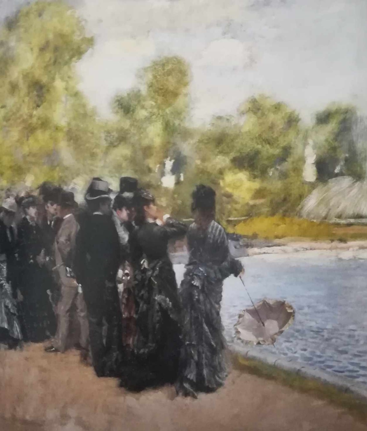 Accanto al laghetto dei giardini del Luxembourg, 1877