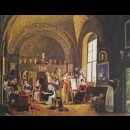 Philippe-Jacques van Bree - lo studio del pittore di fiori Frans van Dael alla Sorbona, 1816