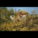 raccolta del fieno in maremma - Giovanni Fattori, 1867-70