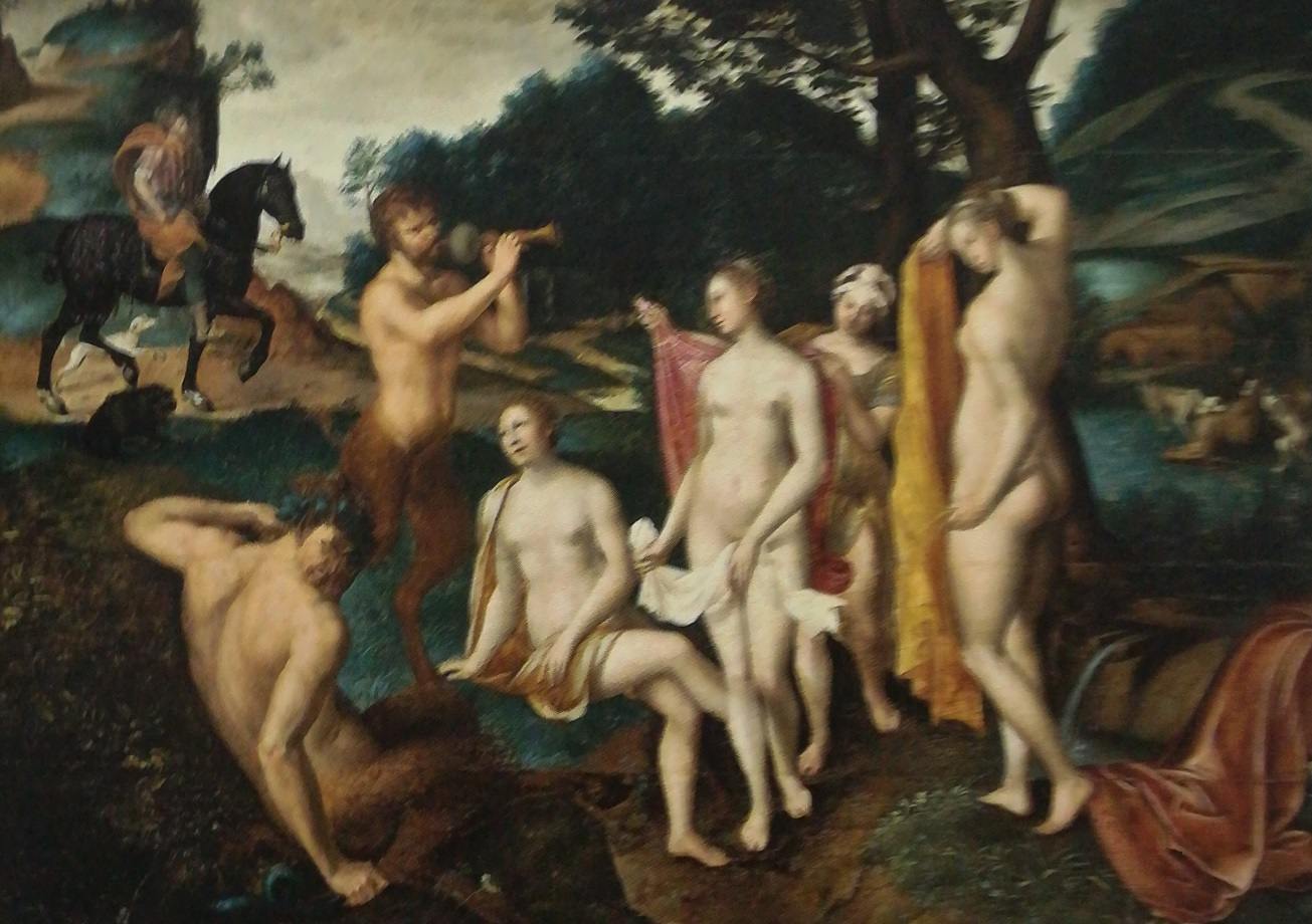 Francois Clouet - Diana e le sue ninfe in un paesaggio, 1565 circa