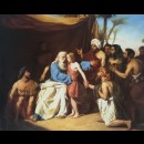 Giacobbe rifiuta di far partire Beniamino - Adolphe Roger