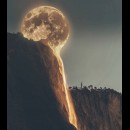 La cascata che Sembra partire dalla Luna