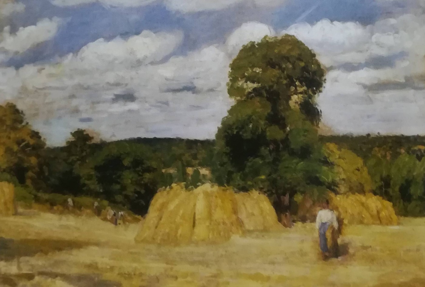 La mietitura a Montfoucault - Camille Pissarro 1876