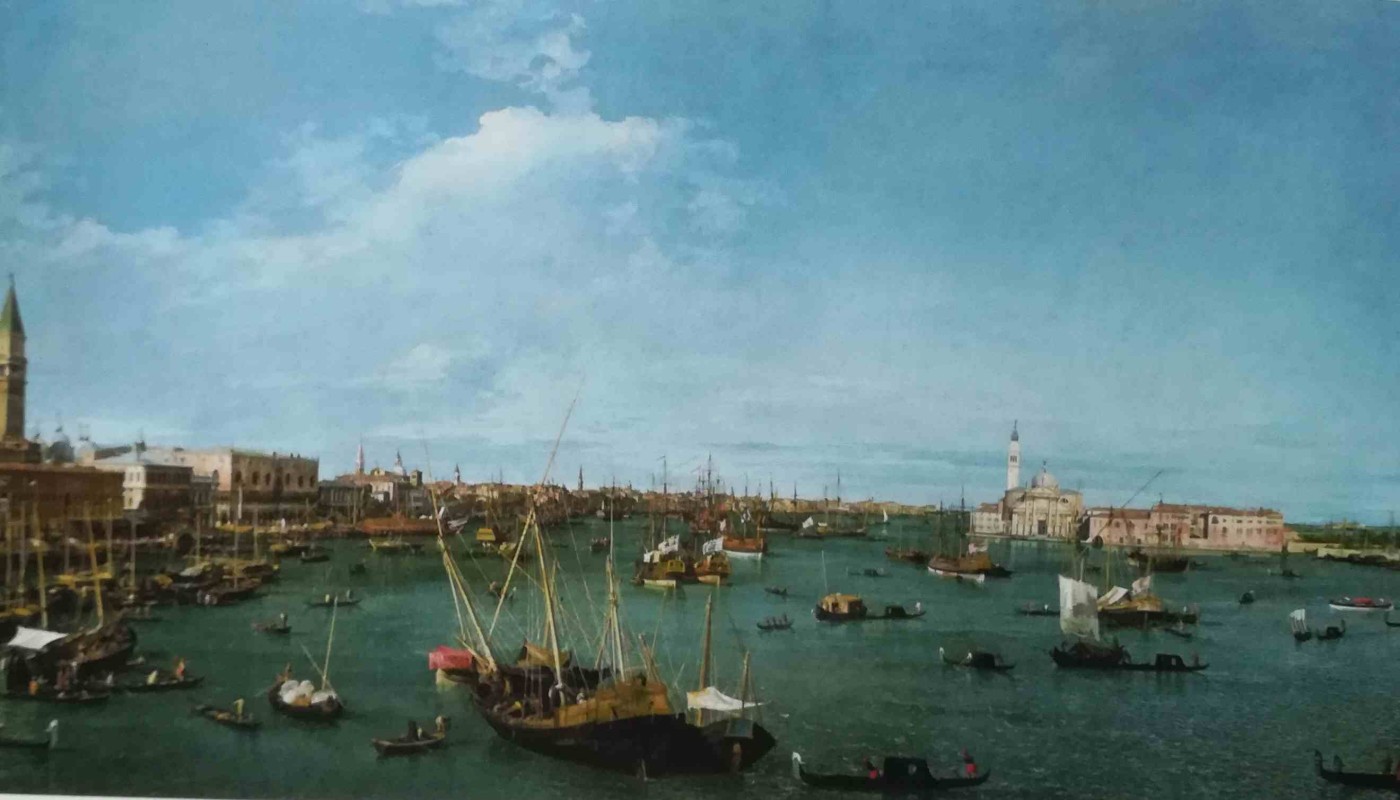 Il bacino di San Marco, verso est, Venezia, 1738-39