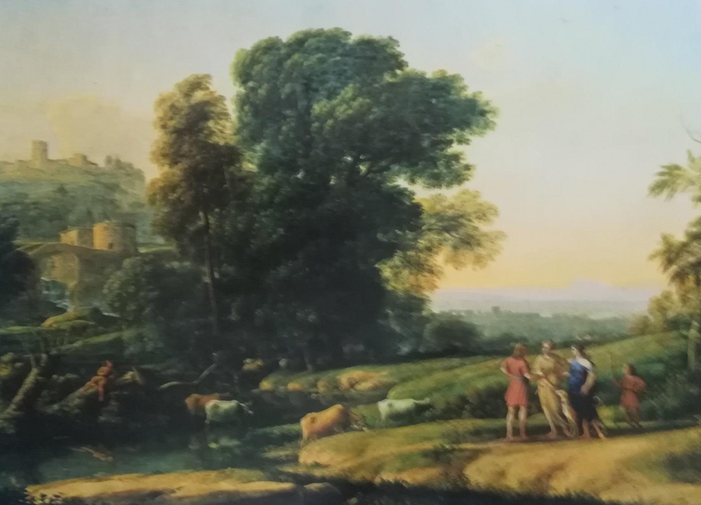 Cefalo e Procri riuniti da Diana - Claude Lorrain