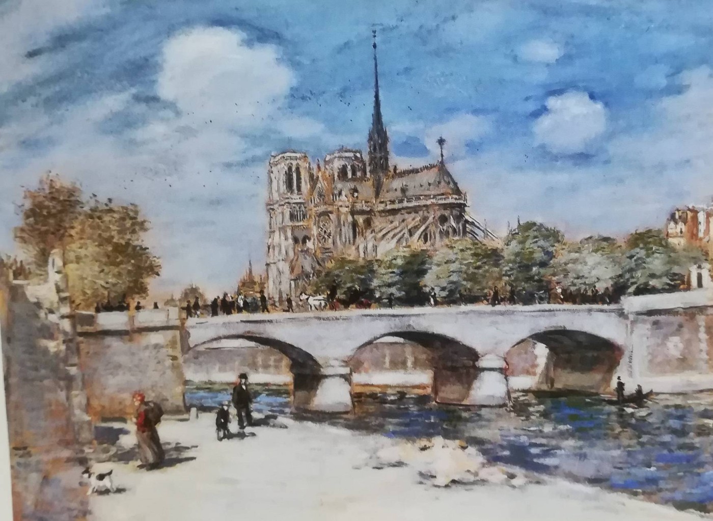 Notre-Dame de Paris - Jean-Francois Raffaelli, 1900 circa