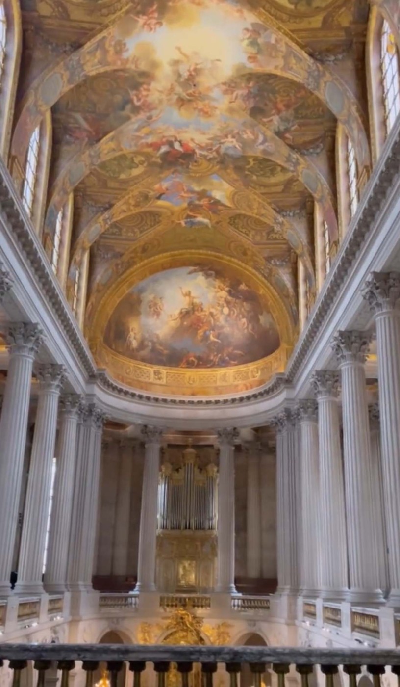 interni decorati del palazzo di Versailles