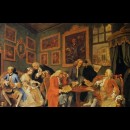 il matrimonio alla moda: il contratto - William Hogarth 1/6