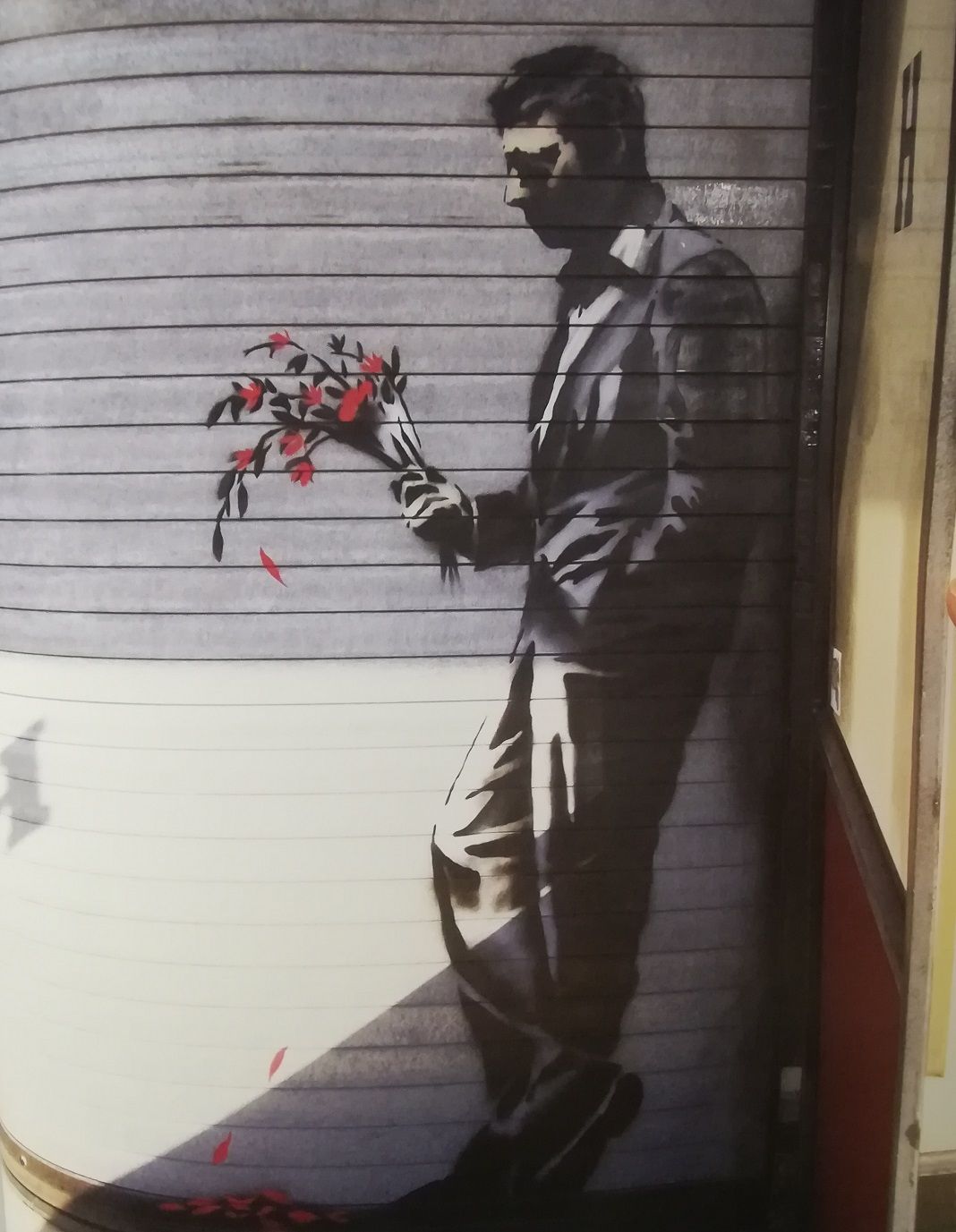 Waiting in vain - Banksy street art
