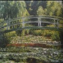Il ponte giapponese e lo stagno delle ninfee a Giverny - Claude Monet
