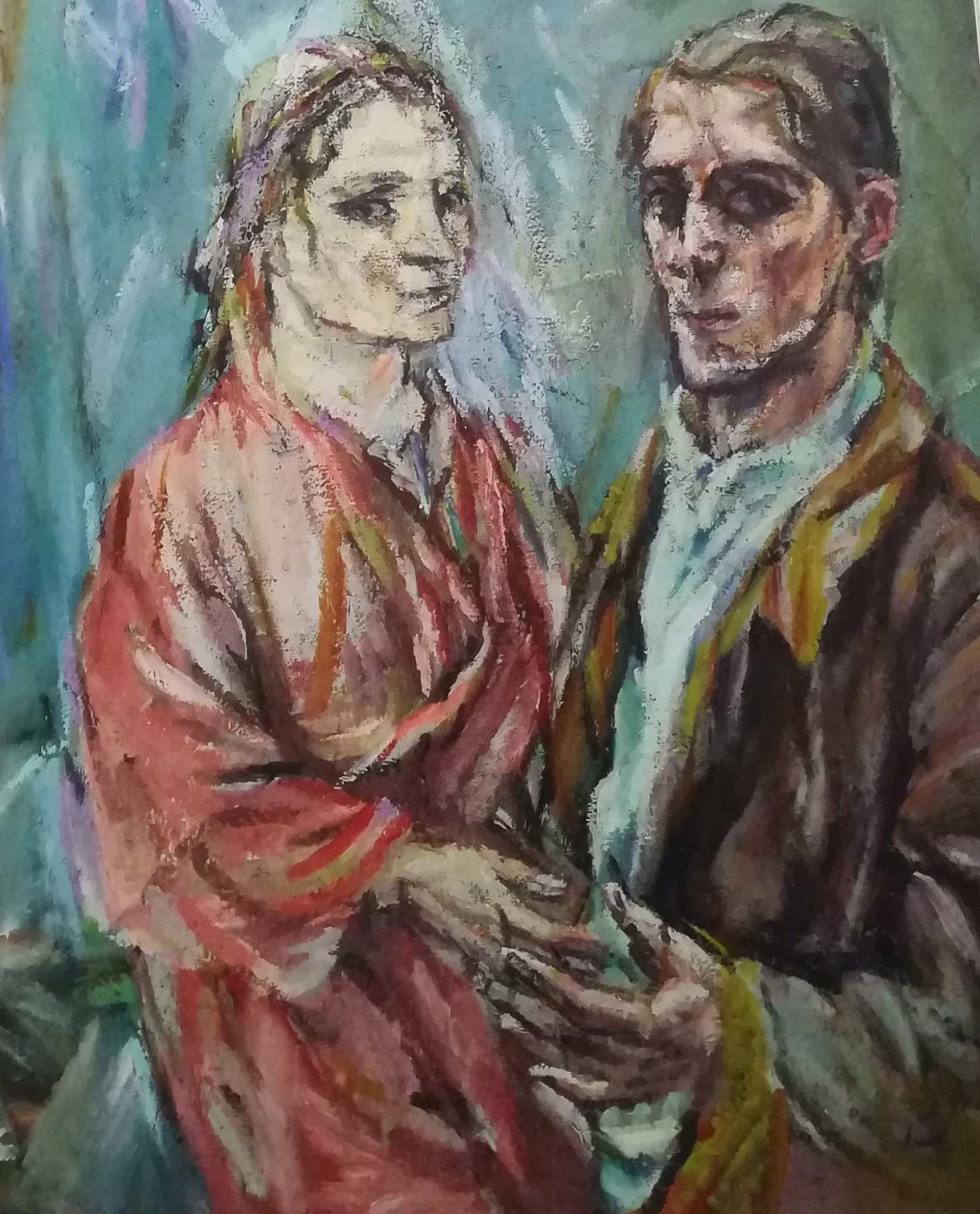 Doppio ritratto - Oskar Kokoschka, 1912-1913