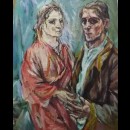il quadro di fidanzamento di Oskar Kokoschka per Alma Mahler