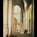interno della chiesa di san Bavone a Harleem - Pieter Jansz Saenredam