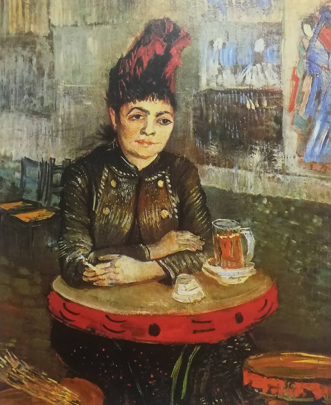 Donna al cafè Tambourin - Vincent van Gogh, 1887