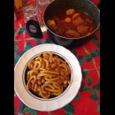 fagioli e spezzatino di polpette, che bontà