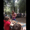 Daniela Movileanu concentrata nella sfida