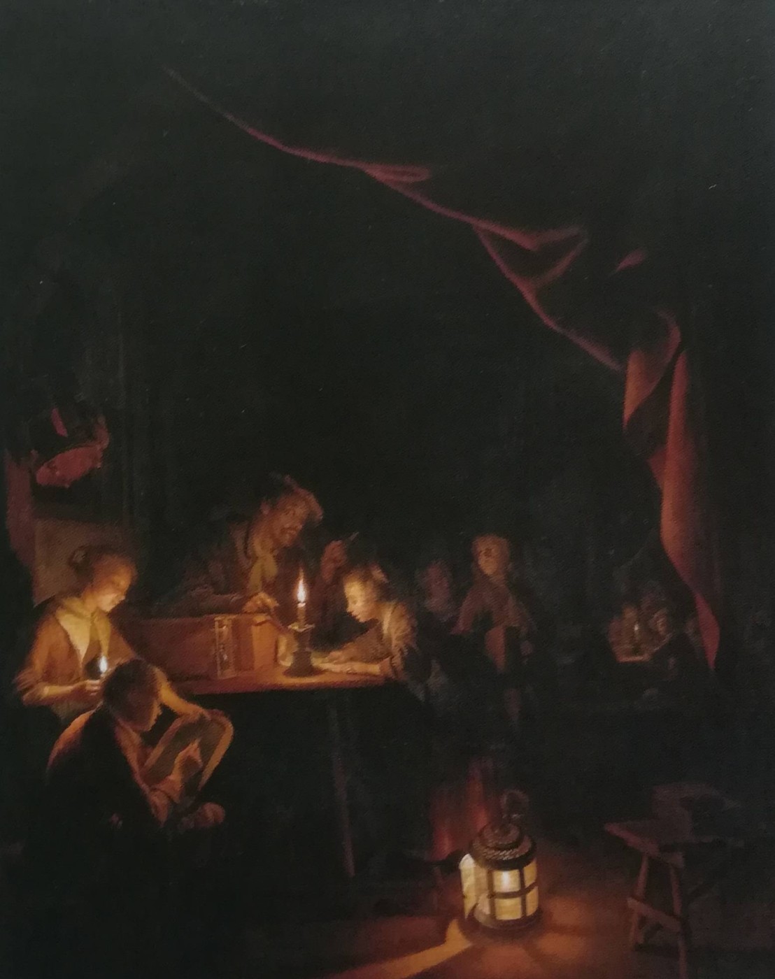scuola di notte - Gerrit Dou, 1660-65 