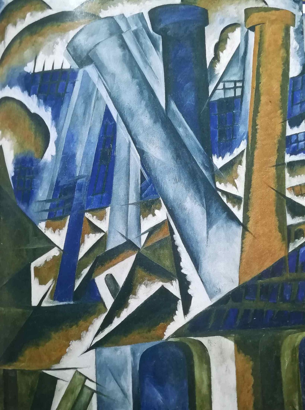 Fabbrica (Futurismo) - Natal’ja Goncarova, 1912