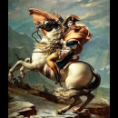 dipinto: Napoleone valica le Alpi, 1800-01