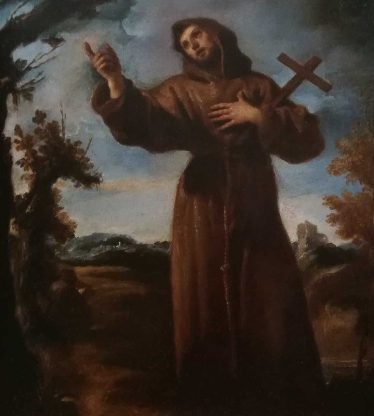 san Francesco predica agli uccelli - Giovanni Francesco Barbieri