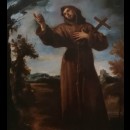 san Francesco predica agli uccelli - Giovanni Francesco Barbieri