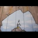 l’orrore di essere bambini in mezzo al conflitto israelo-palestinese, catturato da Banksy