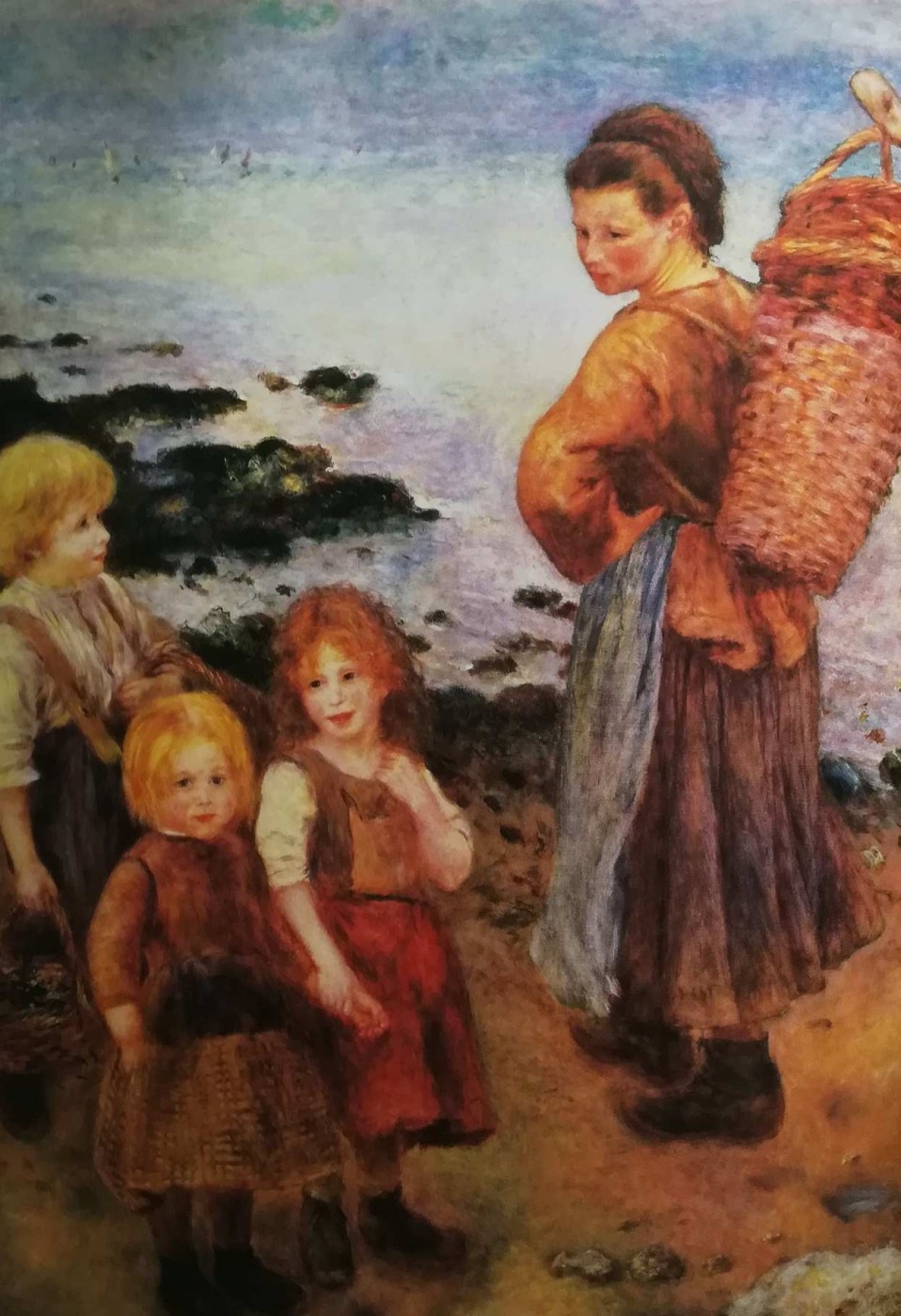 Pescatrici di mitili a Berneval - Renoir, 1879