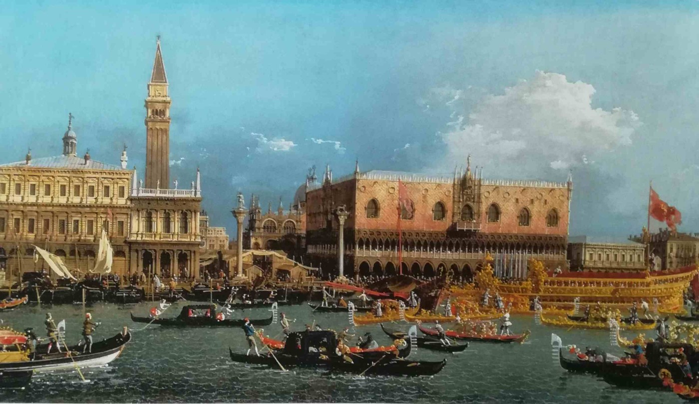 Il Bucintoro di ritorno al molo il giorno dell’Ascensione, Venezia, 1760
