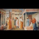 La guarigione dello storpio e la resurrezione di Tabita - Masolino da Panicale