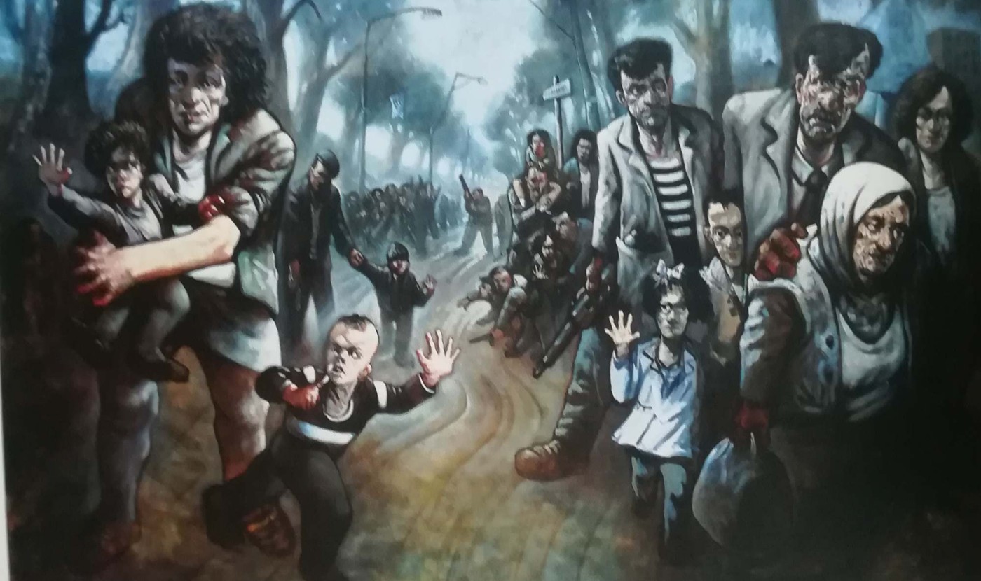 La strada per Zenica - Peter Howson