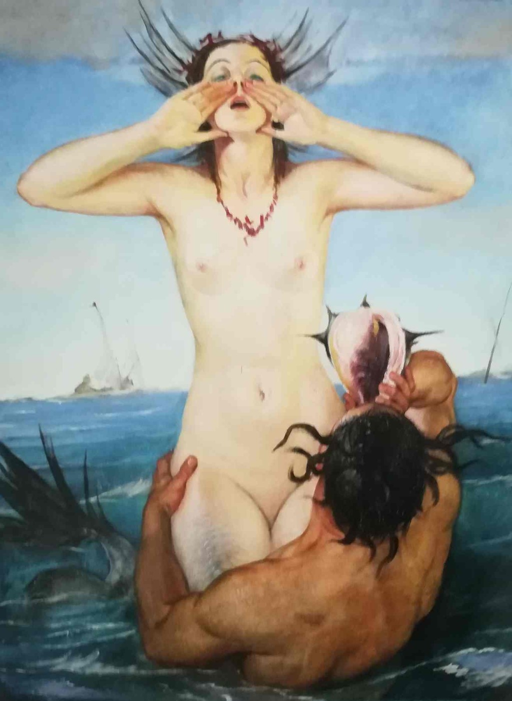 Tritone e sirena - Carlo Romagnoli, 1933