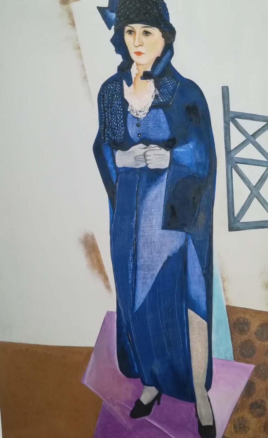 ritratto della moglie dell’artista - David Sterenberg, 1925