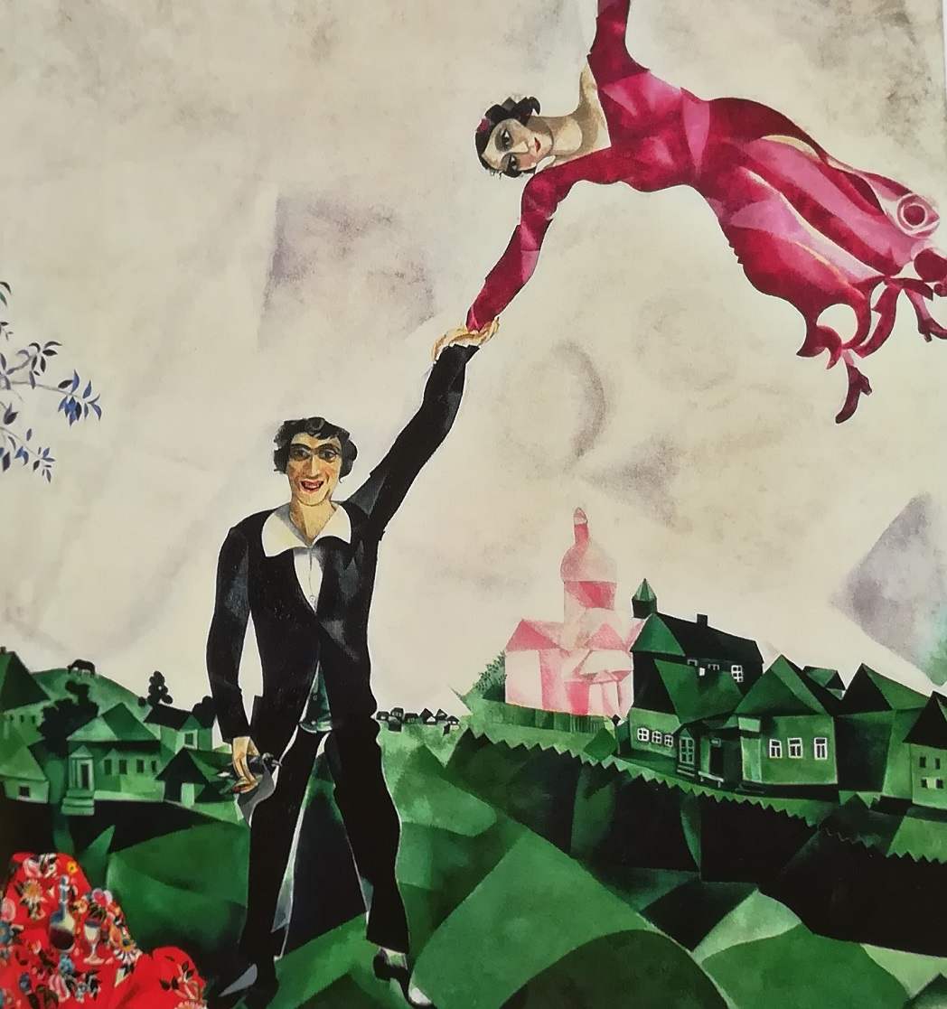 la passeggiata - Marc Chagall, 1917-18