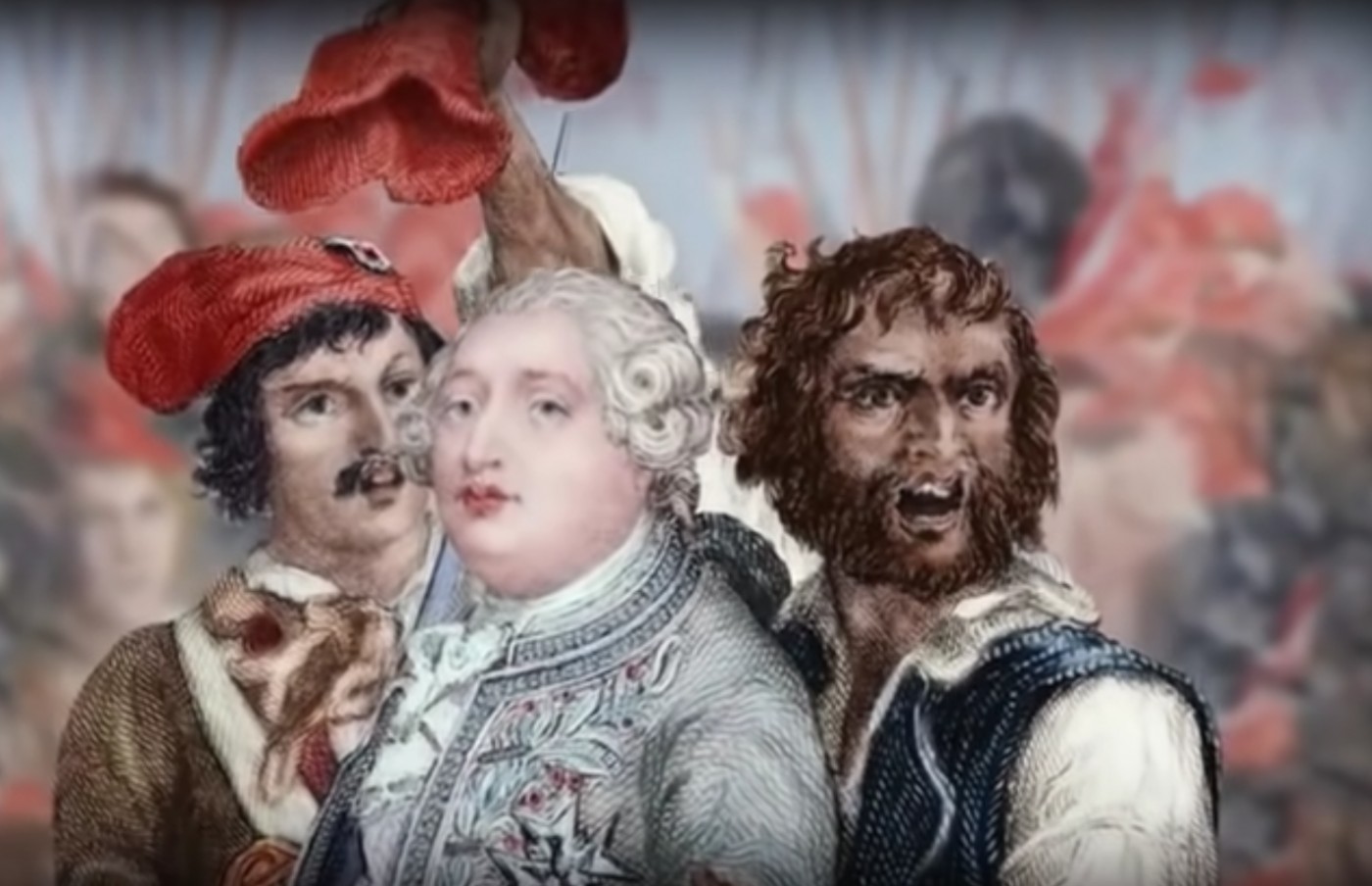 20 giugno 1792 la folla va all’assalto del palazzo reale. Re Luigi XVI mette in testa, costretto, il berretto rosso