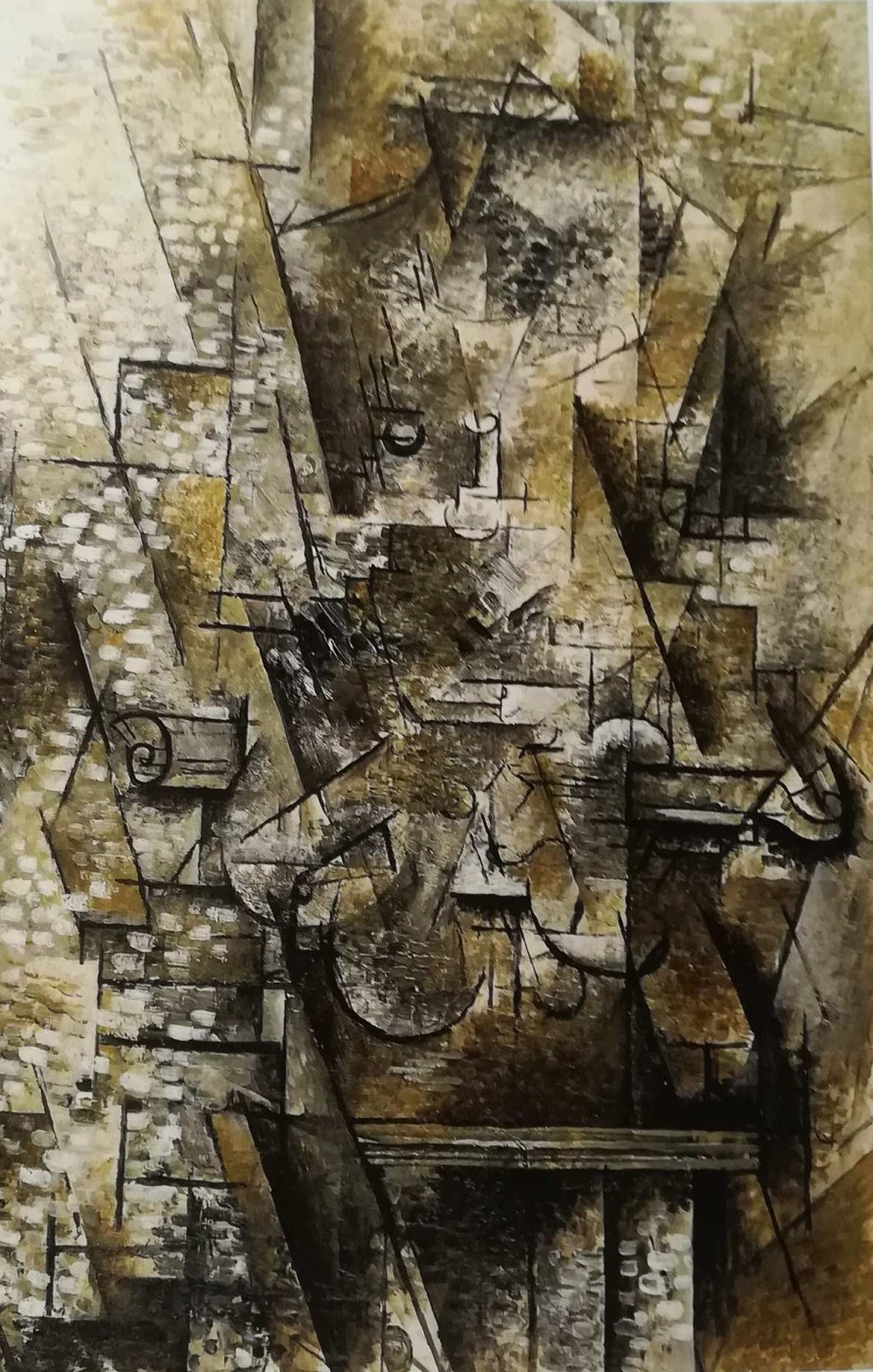 nature morte au violon - Georges Braque, 1911