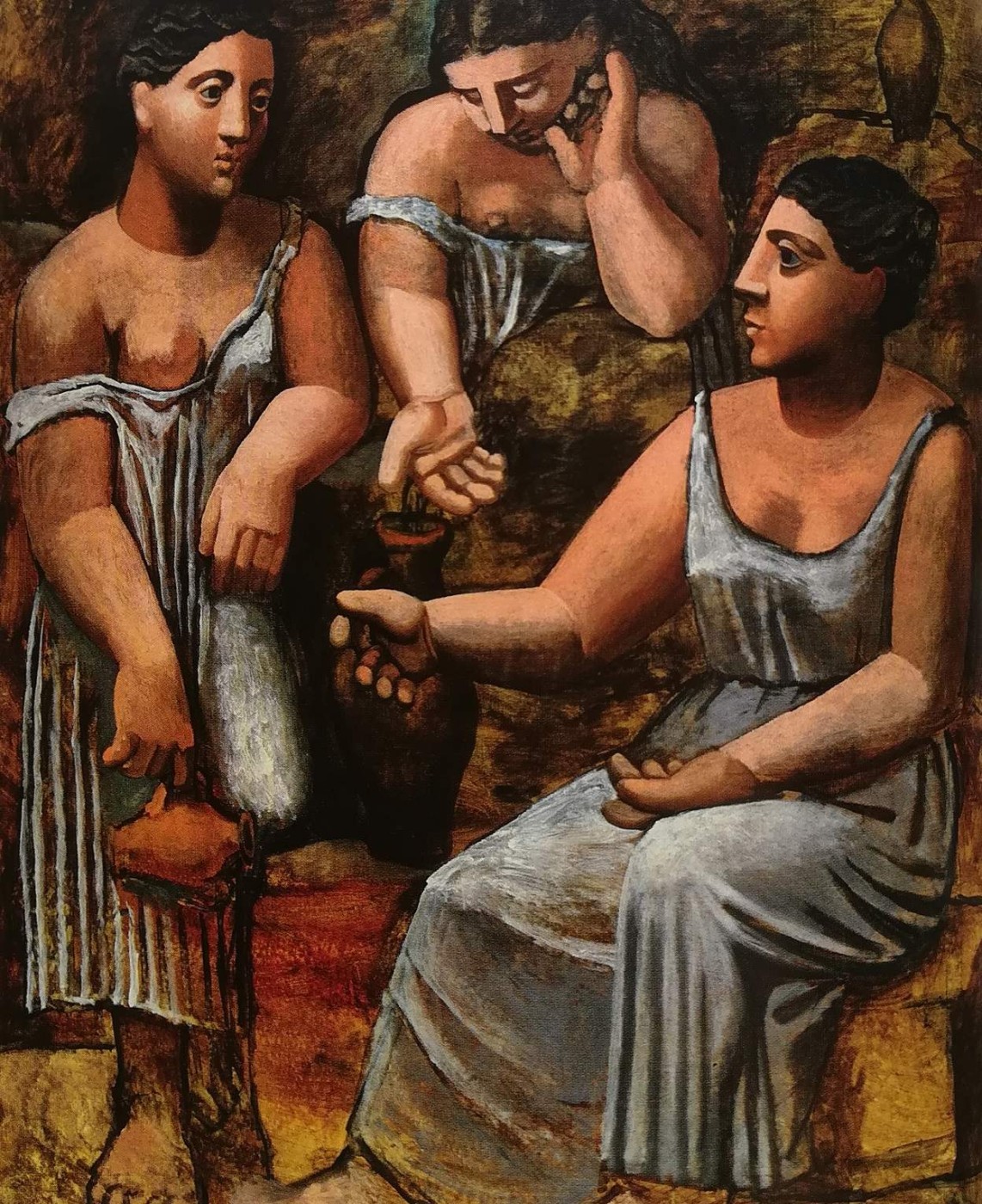 tre donne alla fonte - Pablo Picasso, 1921