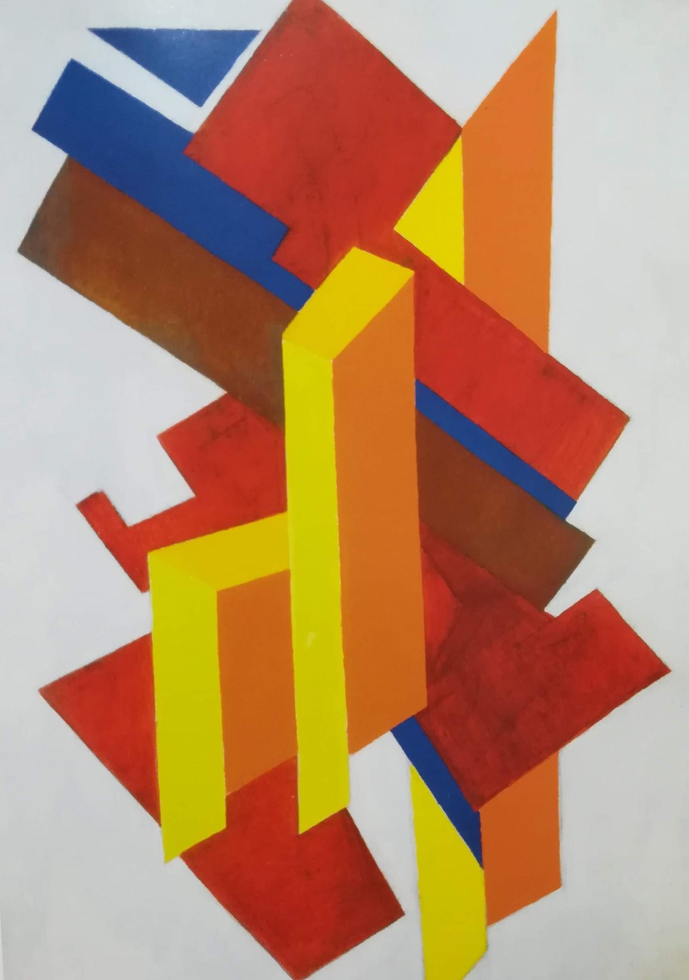 Composizione astratta (Suprematismo) - Olga Rozanova, 1916 circa