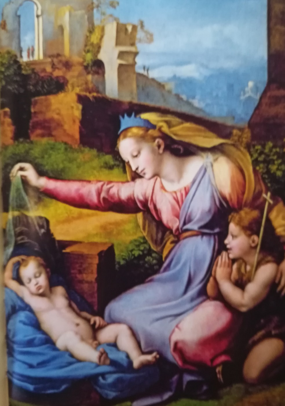 Madonna del diadema blu - Raffaello