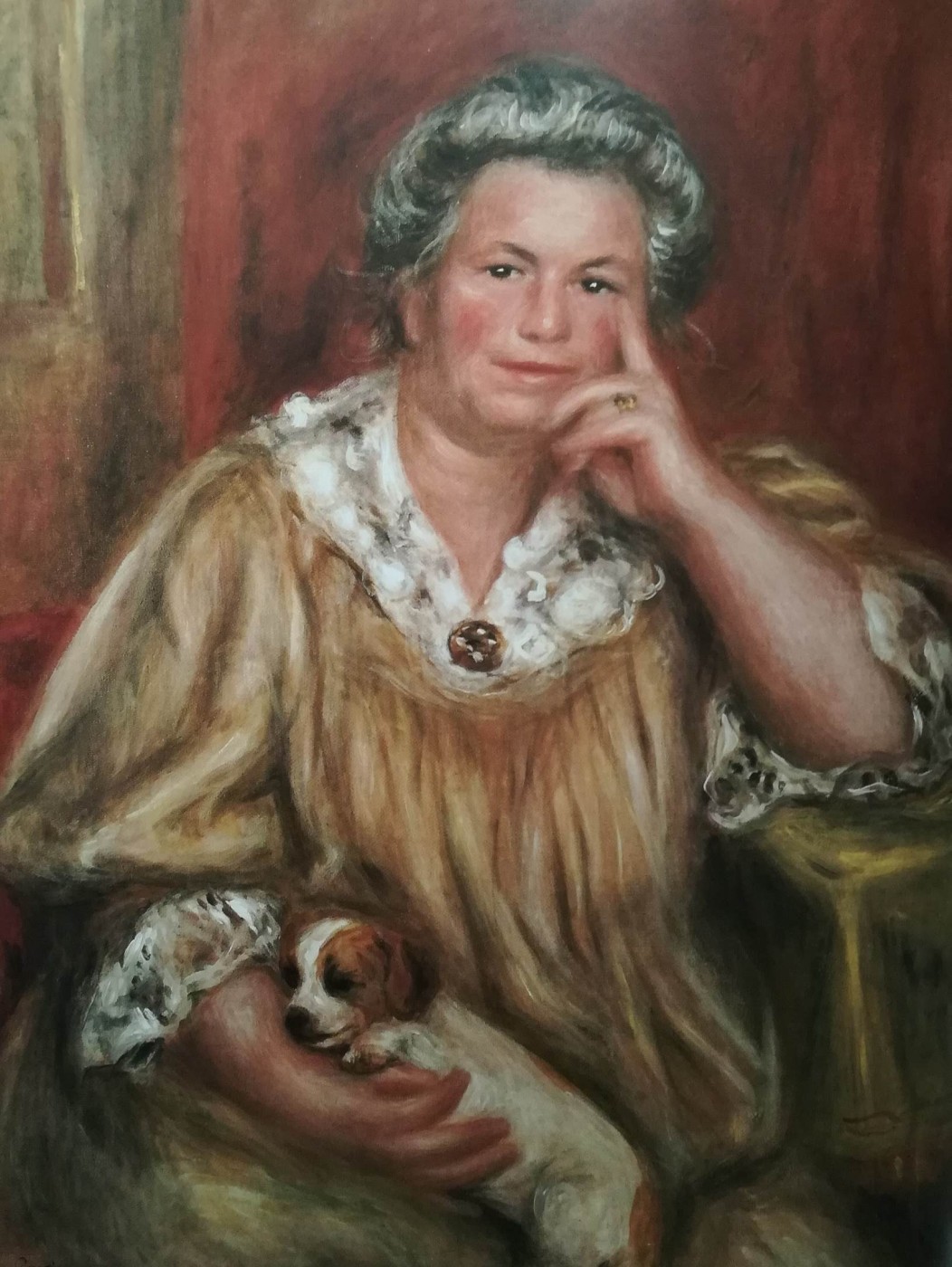 Madame Renoir con il cane Bob, 1910 circa