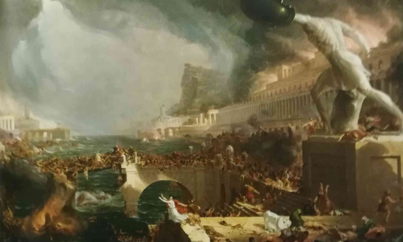 dal V secolo ad oggi, la caduta di Roma è sempre stata una potente metafora del crollo della civiltà