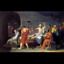 il dipinto: la morte di Socrate