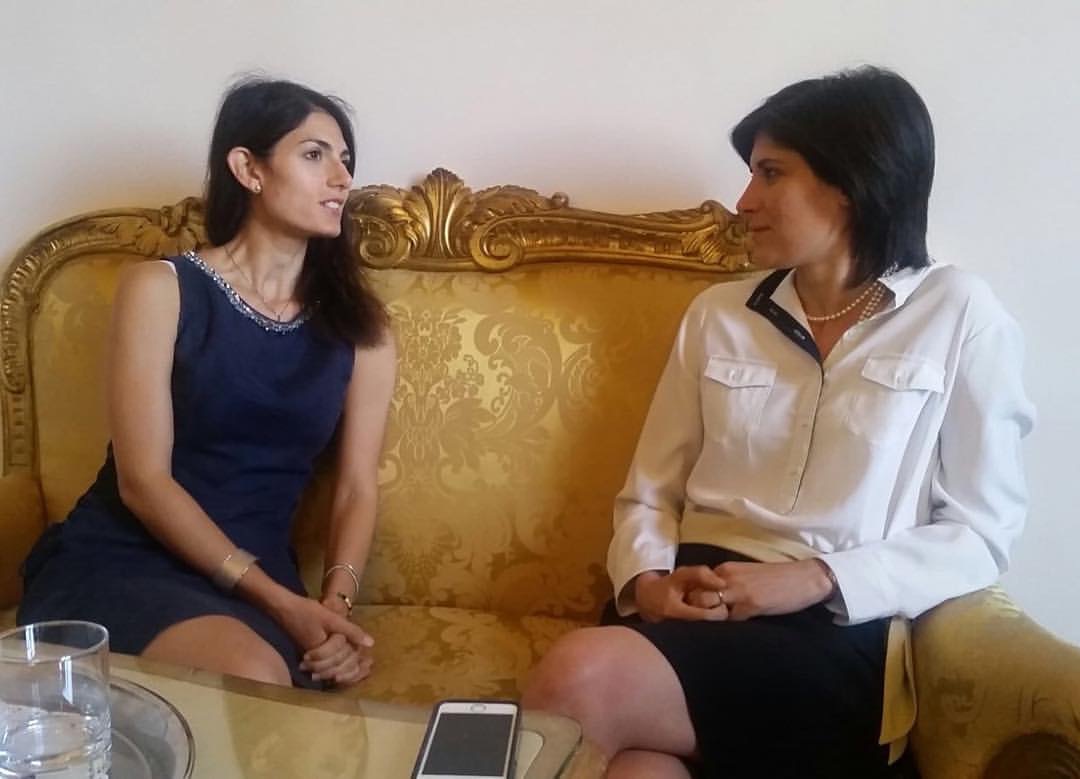 con Chiara Appendino - Virginia Raggi