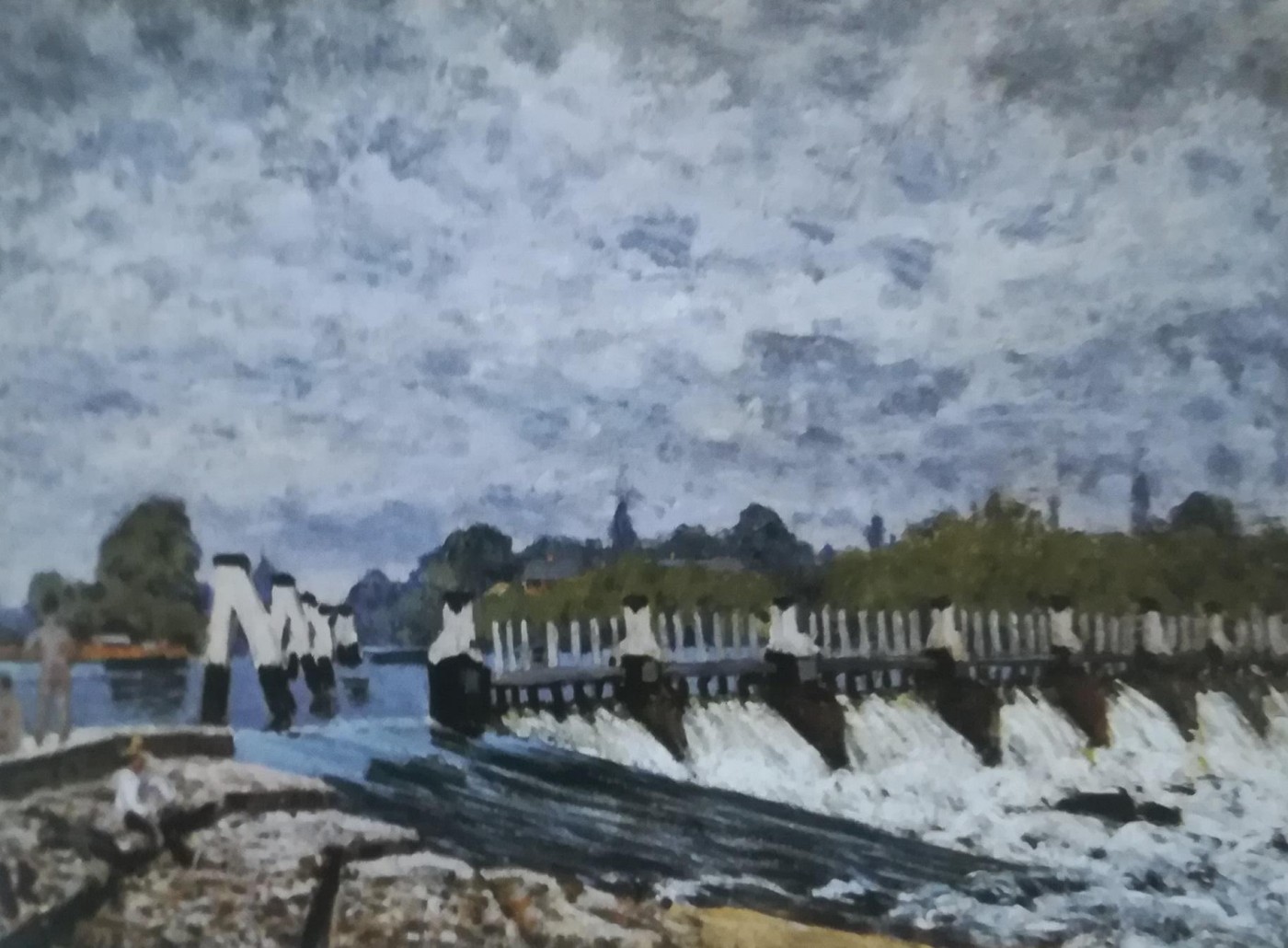 la chiusa di Molesey - Alfred Sisley, 1874