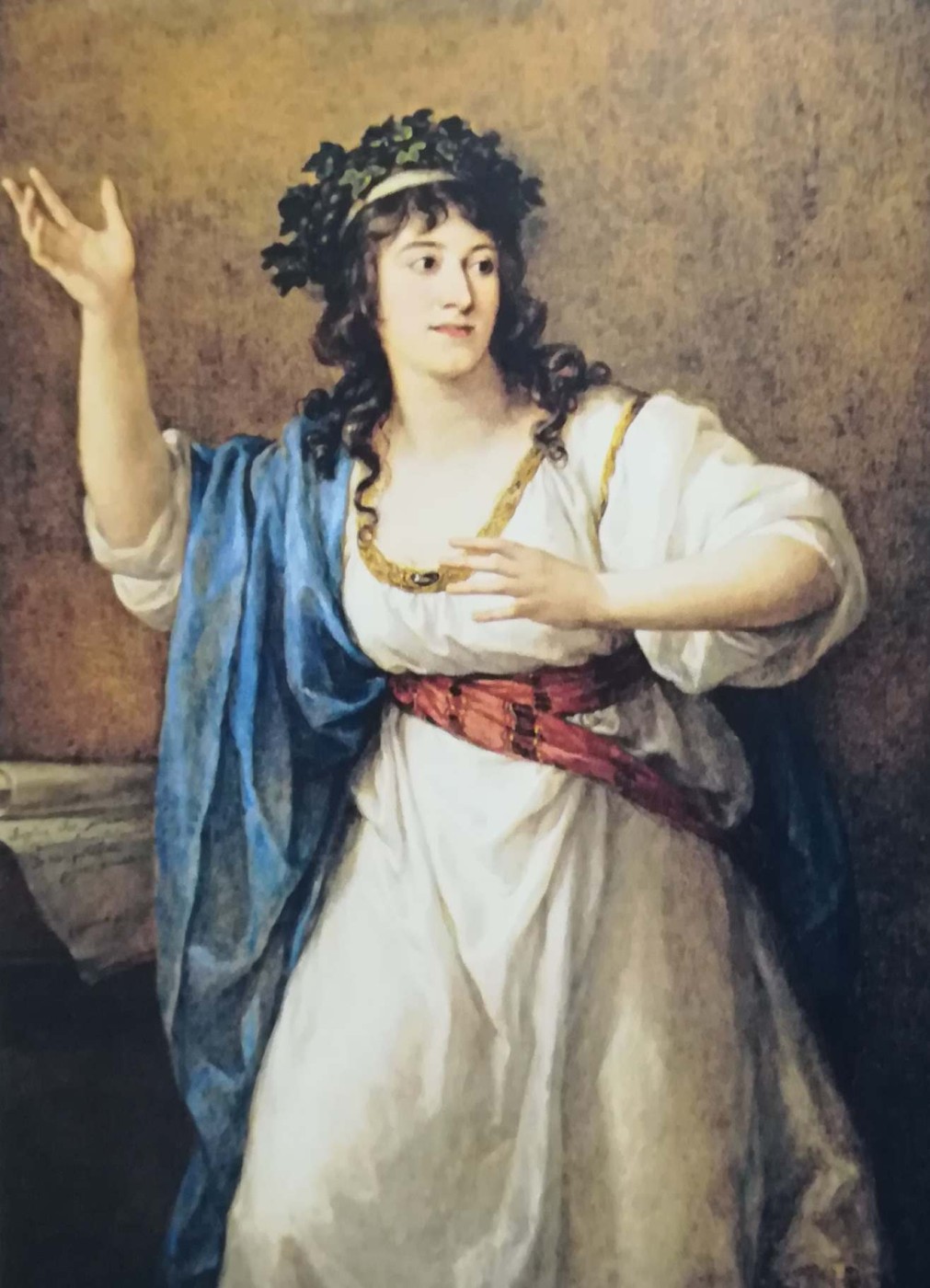 Teresa Bandettini Landucci nelle vesti di una musa - Angelica Kauffmann, 1794