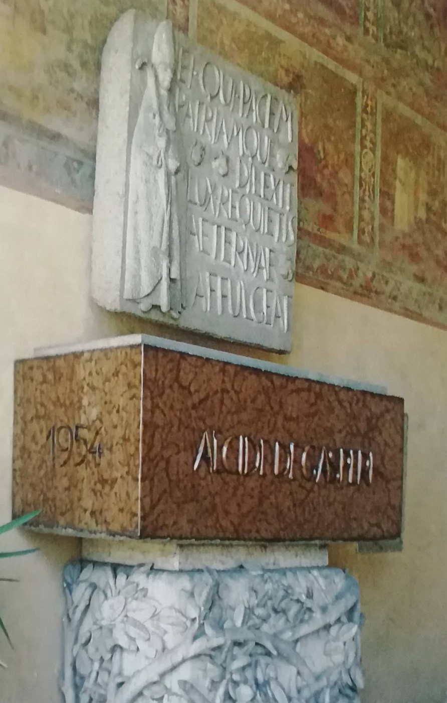 Giacomo Manzù - monumento funebre ad Alcide De Gasperi