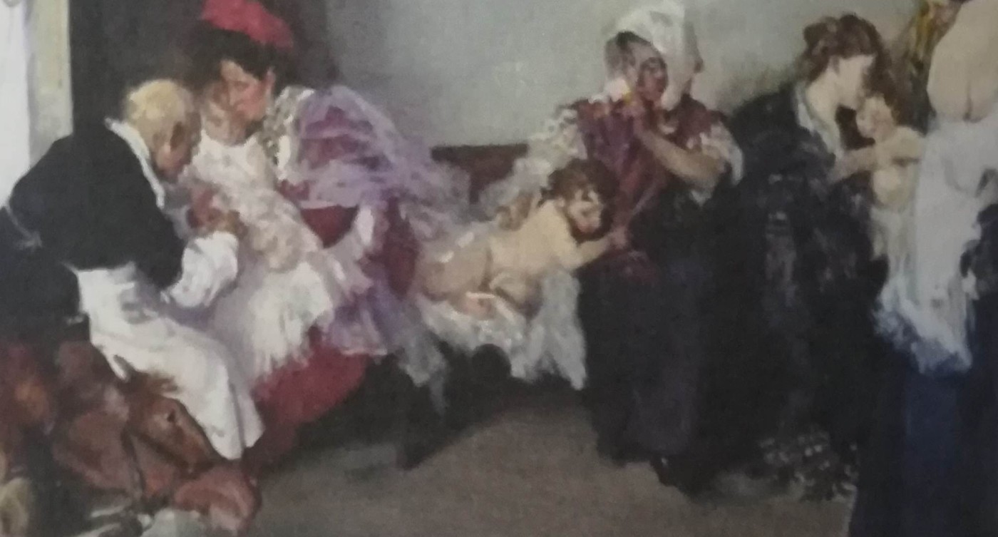 Vaccinazione dei bambini - Vincente Borras, 1913